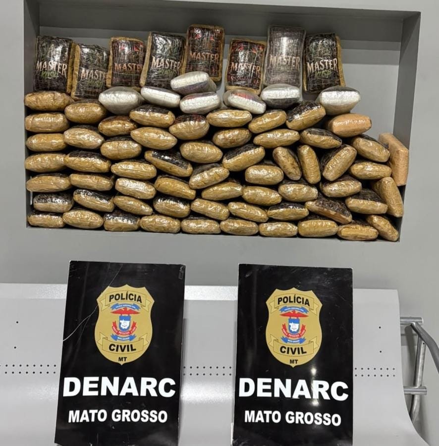 Traficante é presa com com 74 tabletes de supermaconha em residência de Várzea Grande